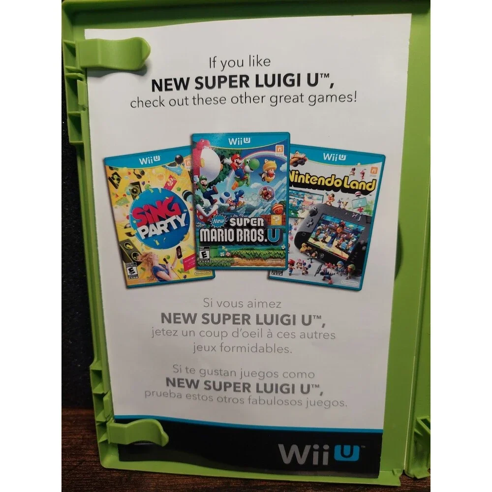 New Super Luigi U  Nintendo Wii U CIB Pre-Owned